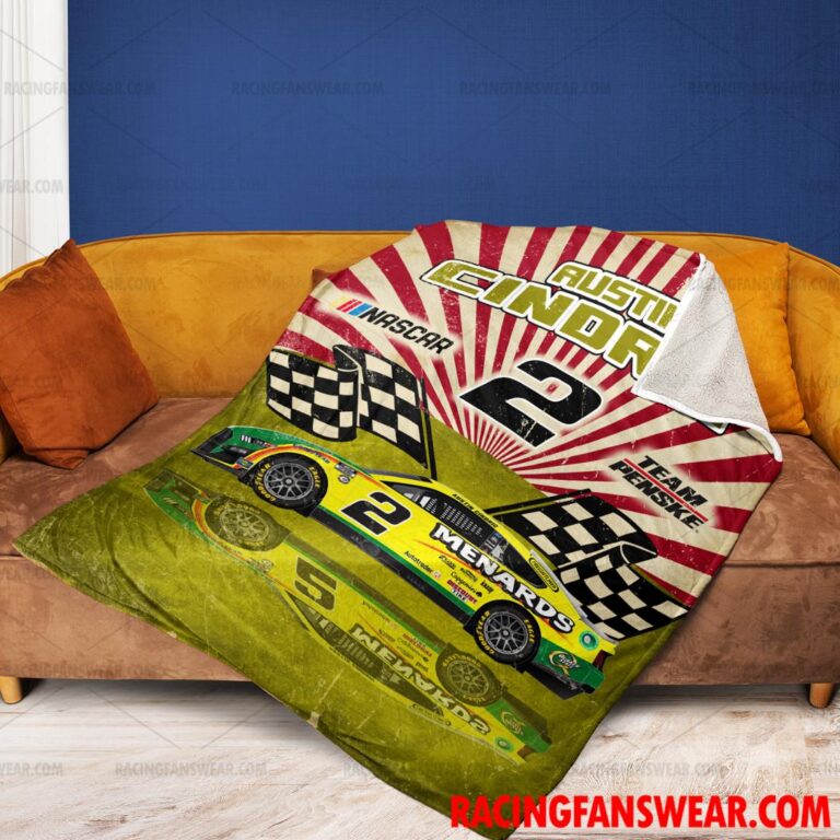 Nascar store - Loyal fans of Austin Cindric's Bedding Duvet Cover + 1/2 Pillow Cases,Blanket Microfiber Fleece,Blanket Premium Sherpa:vintage nascar racing suit,uniform,apparel,shirts,merch,hoodie,jackets,shorts,sweatshirt,outfits,clothes