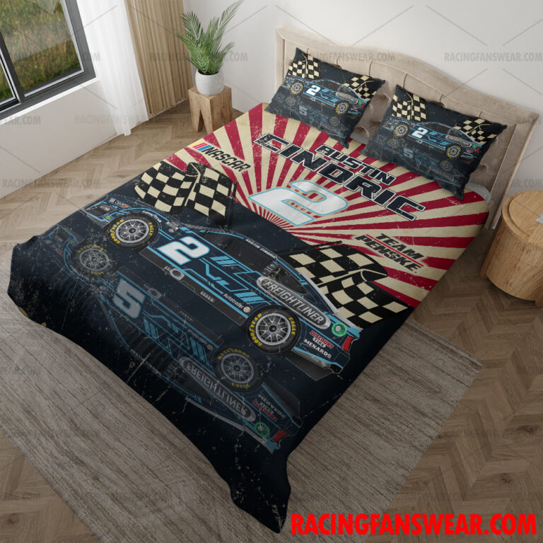 Nascar store - Loyal fans of Austin Cindric's Bedding Duvet Cover + 1/2 Pillow Cases,Blanket Microfiber Fleece,Blanket Premium Sherpa:vintage nascar racing suit,uniform,apparel,shirts,merch,hoodie,jackets,shorts,sweatshirt,outfits,clothes