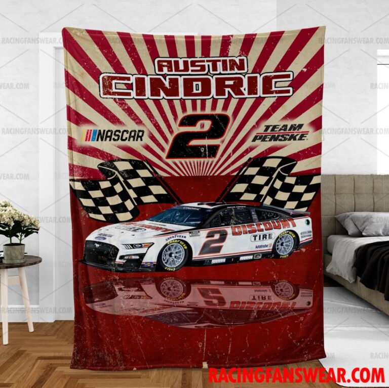 Nascar store - Loyal fans of Austin Cindric's Bedding Duvet Cover + 1/2 Pillow Cases,Blanket Microfiber Fleece,Blanket Premium Sherpa:vintage nascar racing suit,uniform,apparel,shirts,merch,hoodie,jackets,shorts,sweatshirt,outfits,clothes