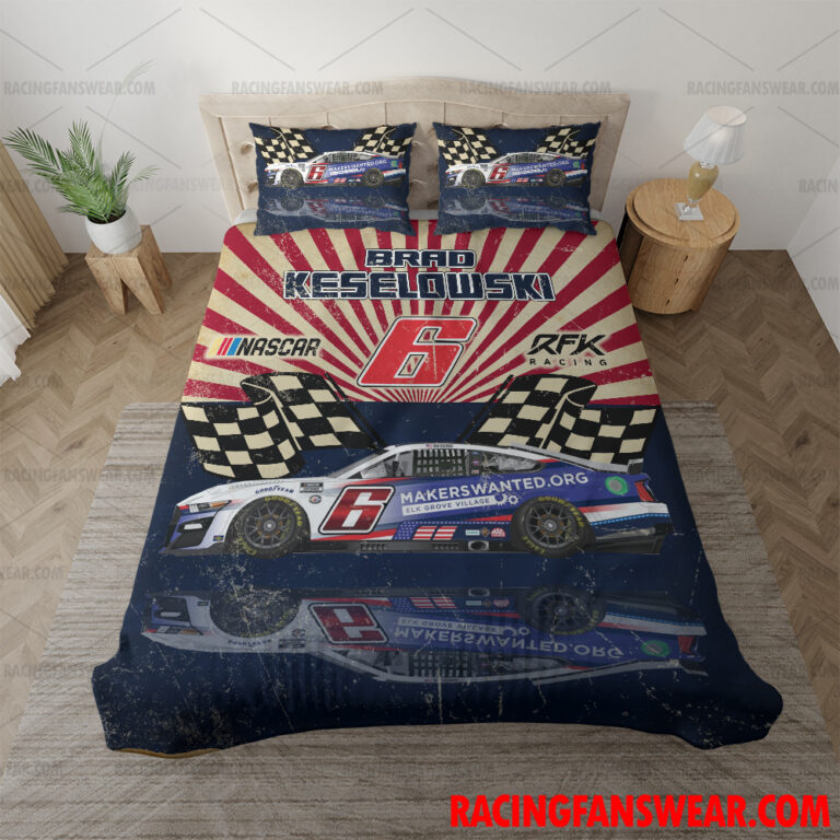 Nascar store - Loyal fans of Brad Keselowski's Bedding Duvet Cover + 1/2 Pillow Cases,Blanket Microfiber Fleece,Blanket Premium Sherpa:vintage nascar racing suit,uniform,apparel,shirts,merch,hoodie,jackets,shorts,sweatshirt,outfits,clothes