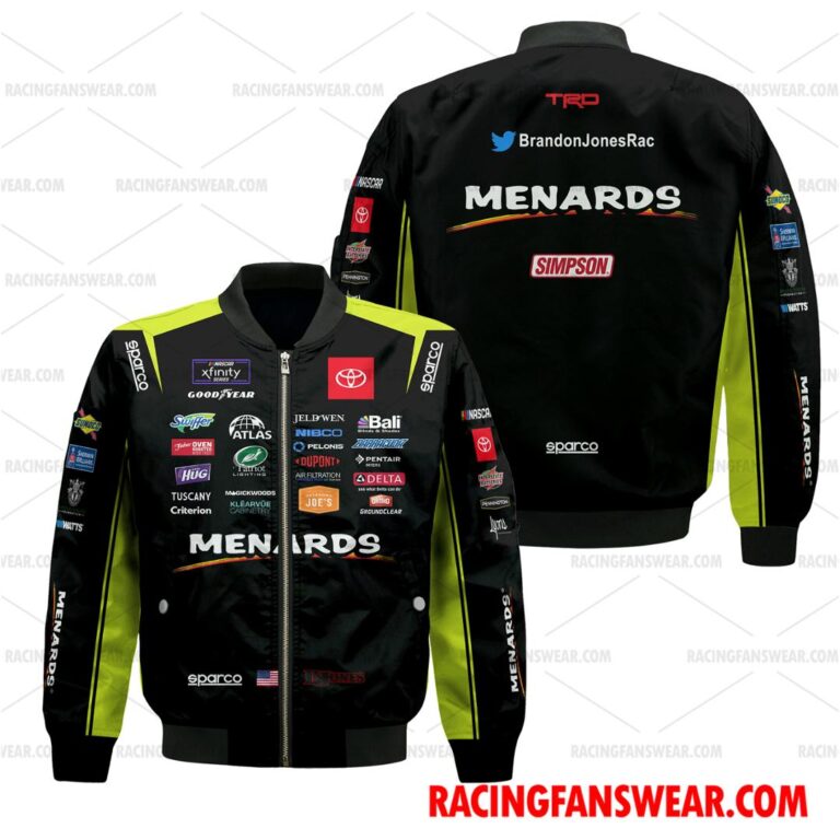 Nascar store - Loyal fans of Brandon Jones's Bomber Jacket,Unisex Thick Coat,Unisex Sleeveless Hoodie,Unisex Hooded T-Shirt,Kid Sleeveless Hoodie,Kid Hooded T-Shirts,Kid Thick Coat:vintage nascar racing suit,uniform,apparel,shirts,merch,hoodie,jackets,shorts,sweatshirt,outfits,clothes