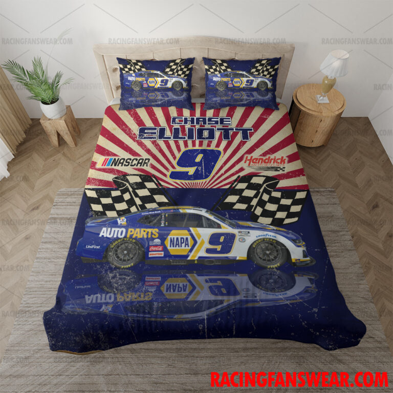 Nascar store - Loyal fans of Chase Elliott's Bedding Duvet Cover + 1/2 Pillow Cases,Blanket Microfiber Fleece,Blanket Premium Sherpa:vintage nascar racing suit,uniform,apparel,shirts,merch,hoodie,jackets,shorts,sweatshirt,outfits,clothes