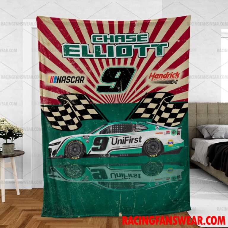 Nascar store - Loyal fans of Chase Elliott's Bedding Duvet Cover + 1/2 Pillow Cases,Blanket Microfiber Fleece,Blanket Premium Sherpa:vintage nascar racing suit,uniform,apparel,shirts,merch,hoodie,jackets,shorts,sweatshirt,outfits,clothes