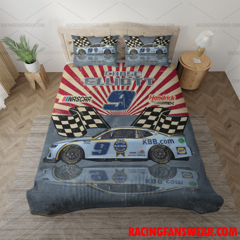 Nascar store - Loyal fans of Chase Elliott's Bedding Duvet Cover + 1/2 Pillow Cases,Blanket Microfiber Fleece,Blanket Premium Sherpa:vintage nascar racing suit,uniform,apparel,shirts,merch,hoodie,jackets,shorts,sweatshirt,outfits,clothes