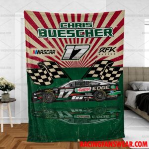 Chris Buescher Nascar Racing Home Blanket | Bedding Duvet Cover + 1|2 Pillow Cases 6 Nascar store - Loyal fans of Chris Buescher's Bedding Duvet Cover + 1/2 Pillow Cases,Blanket Microfiber Fleece,Blanket Premium Sherpa:vintage nascar racing suit,uniform,apparel,shirts,merch,hoodie,jackets,shorts,sweatshirt,outfits,clothes