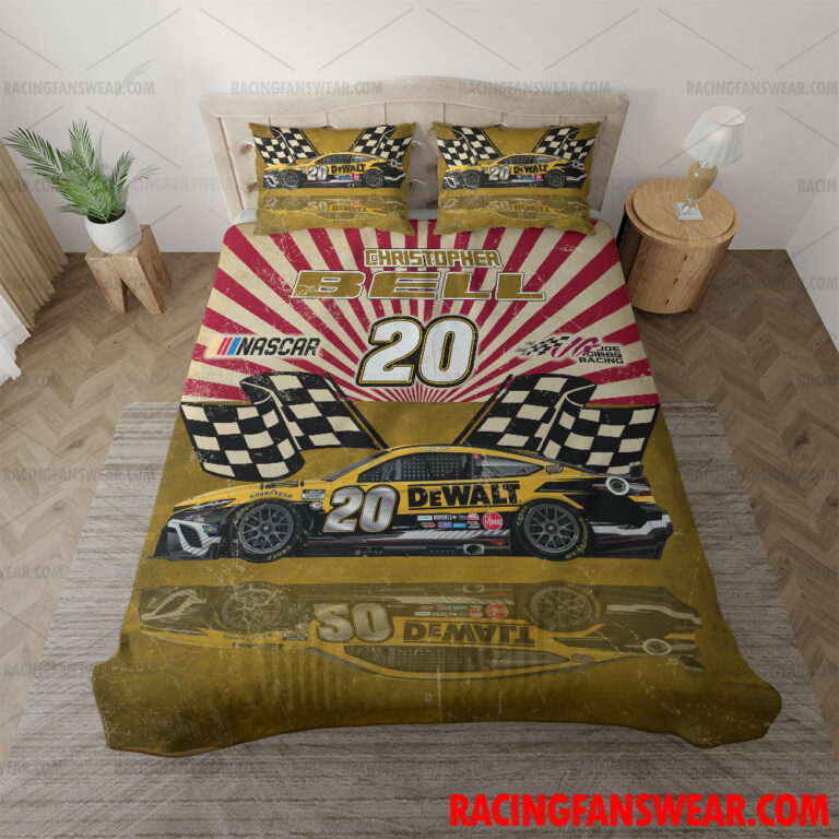 Nascar store - Loyal fans of Christopher Bell's Bedding Duvet Cover + 1/2 Pillow Cases,Blanket Microfiber Fleece,Blanket Premium Sherpa:vintage nascar racing suit,uniform,apparel,shirts,merch,hoodie,jackets,shorts,sweatshirt,outfits,clothes