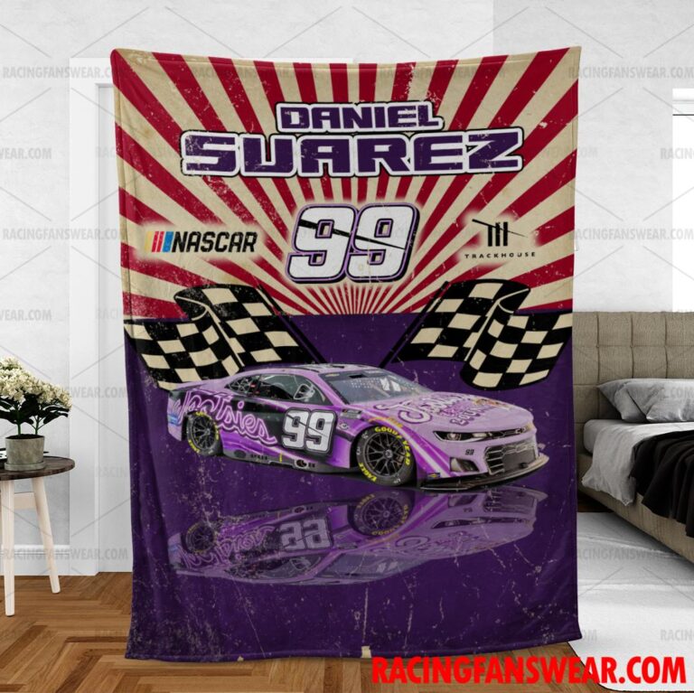 Nascar store - Loyal fans of Daniel Suarez's Bedding Duvet Cover + 1/2 Pillow Cases,Blanket Microfiber Fleece,Blanket Premium Sherpa:vintage nascar racing suit,uniform,apparel,shirts,merch,hoodie,jackets,shorts,sweatshirt,outfits,clothes