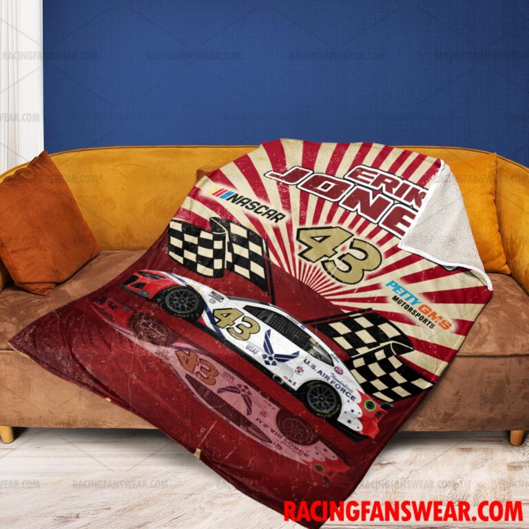 Nascar store - Loyal fans of Erik Jones's Bedding Duvet Cover + 1/2 Pillow Cases,Blanket Microfiber Fleece,Blanket Premium Sherpa:vintage nascar racing suit,uniform,apparel,shirts,merch,hoodie,jackets,shorts,sweatshirt,outfits,clothes