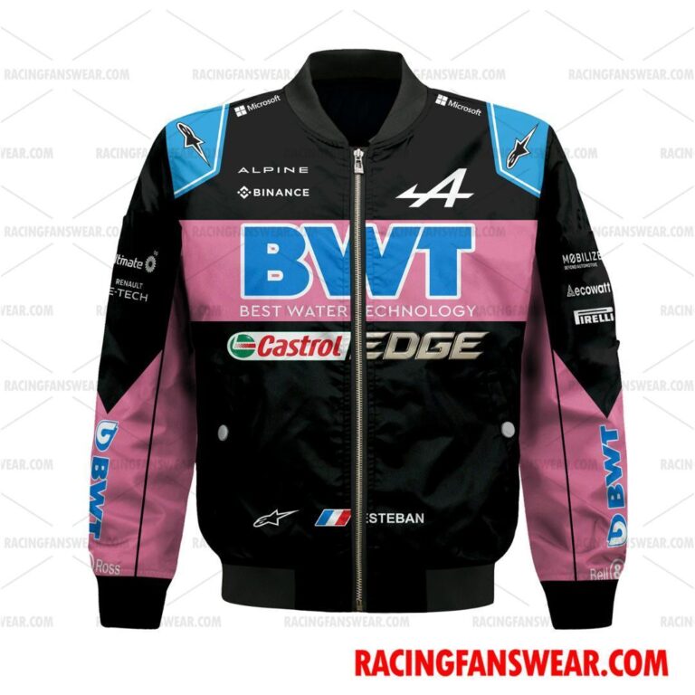 Formula One store - Loyal fans of Esteban Ocon's Bomber Jacket,Unisex Thick Coat,Unisex Sleeveless Hoodie,Unisex Hooded T-Shirt,Kid Sleeveless Hoodie,Kid Hooded T-Shirts,Kid Thick Coat:vintage formula one racing suit,uniform,apparel,shirts,merch,hoodie,jackets,shorts,sweatshirt,outfits,clothes