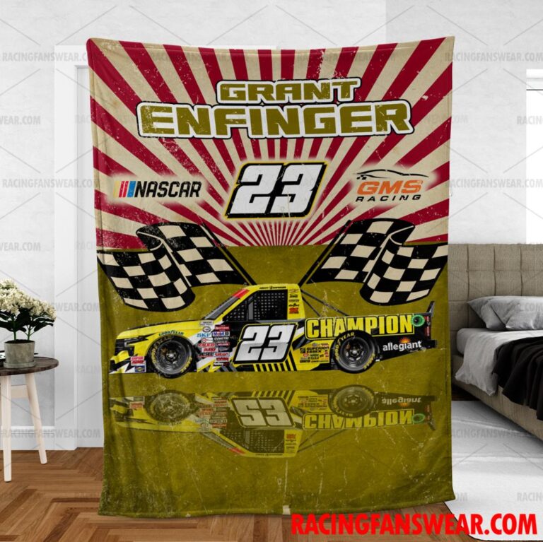 Nascar store - Loyal fans of Grant Enfinger's Bedding Duvet Cover + 1/2 Pillow Cases,Blanket Microfiber Fleece,Blanket Premium Sherpa:vintage nascar racing suit,uniform,apparel,shirts,merch,hoodie,jackets,shorts,sweatshirt,outfits,clothes