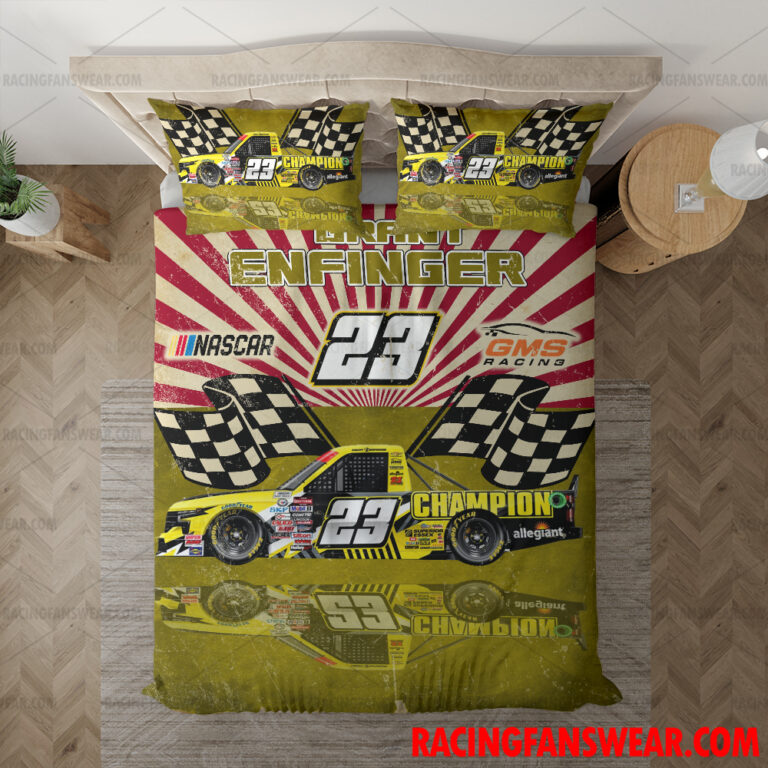 Nascar store - Loyal fans of Grant Enfinger's Bedding Duvet Cover + 1/2 Pillow Cases,Blanket Microfiber Fleece,Blanket Premium Sherpa:vintage nascar racing suit,uniform,apparel,shirts,merch,hoodie,jackets,shorts,sweatshirt,outfits,clothes