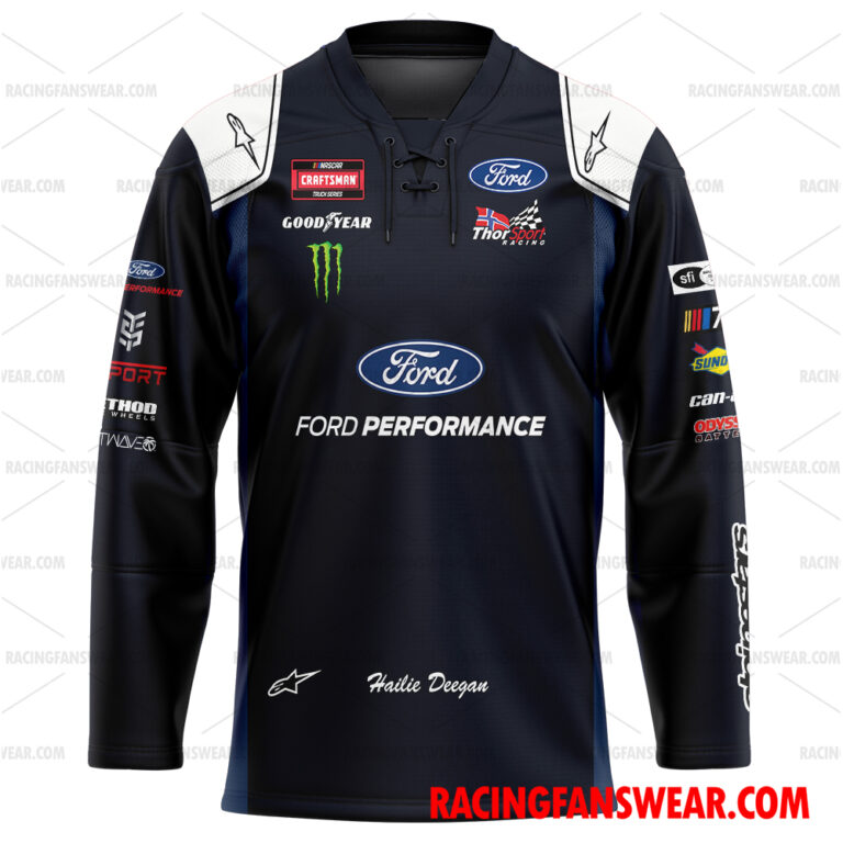 Nascar store - Loyal fans of Hailie Deegan's Unisex Baseball Jerseys,Kid Baseball Jerseys,Youth Baseball Jerseys,Men's Hockey Jerseys,WoMen's Hockey Jerseys,Youth's Hockey Jerseys:vintage nascar racing suit,uniform,apparel,shirts,merch,hoodie,jackets,shorts,sweatshirt,outfits,clothes