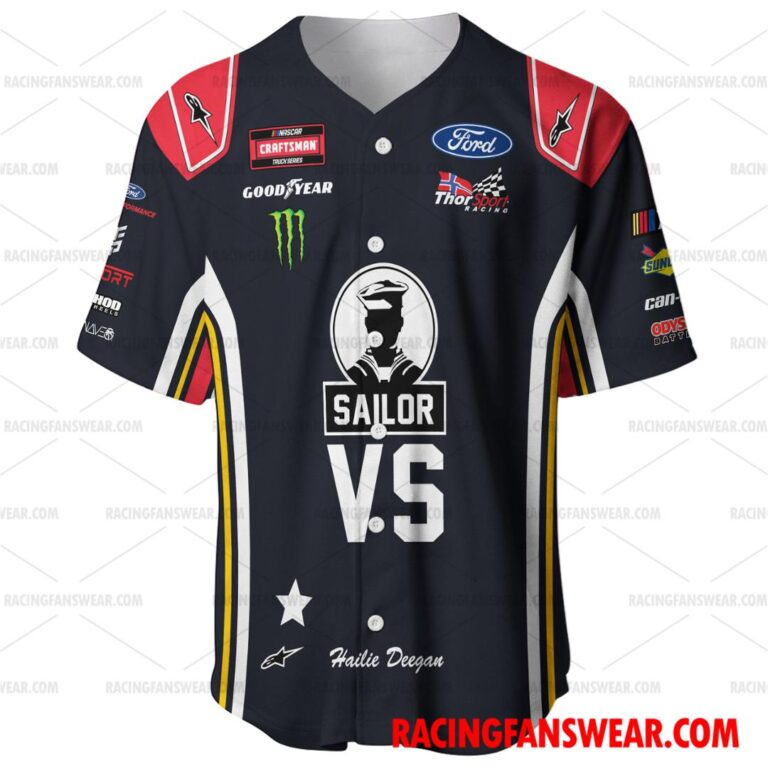 Nascar store - Loyal fans of Hailie Deegan's Unisex Baseball Jerseys,Kid Baseball Jerseys,Youth Baseball Jerseys,Men's Hockey Jerseys,WoMen's Hockey Jerseys,Youth's Hockey Jerseys:vintage nascar racing suit,uniform,apparel,shirts,merch,hoodie,jackets,shorts,sweatshirt,outfits,clothes