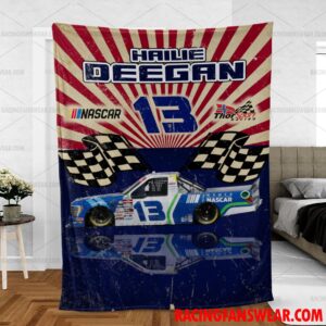 Hailie Deegan Nascar Racing Home Blanket | Bedding Duvet Cover + 1|2 Pillow Cases 6 Nascar store - Loyal fans of Hailie Deegan's Bedding Duvet Cover + 1/2 Pillow Cases,Blanket Microfiber Fleece,Blanket Premium Sherpa:vintage nascar racing suit,uniform,apparel,shirts,merch,hoodie,jackets,shorts,sweatshirt,outfits,clothes