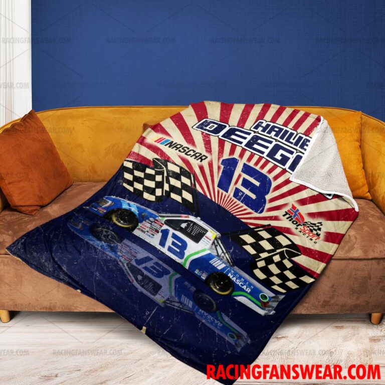 Nascar store - Loyal fans of Hailie Deegan's Bedding Duvet Cover + 1/2 Pillow Cases,Blanket Microfiber Fleece,Blanket Premium Sherpa:vintage nascar racing suit,uniform,apparel,shirts,merch,hoodie,jackets,shorts,sweatshirt,outfits,clothes