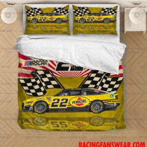 Nascar store - Loyal fans of Joey Logano's Bedding Duvet Cover + 1/2 Pillow Cases,Blanket Microfiber Fleece,Blanket Premium Sherpa:vintage nascar racing suit,uniform,apparel,shirts,merch,hoodie,jackets,shorts,sweatshirt,outfits,clothes