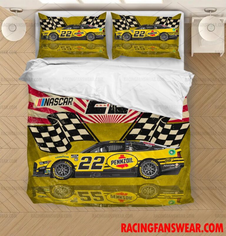 Nascar store - Loyal fans of Joey Logano's Bedding Duvet Cover + 1/2 Pillow Cases,Blanket Microfiber Fleece,Blanket Premium Sherpa:vintage nascar racing suit,uniform,apparel,shirts,merch,hoodie,jackets,shorts,sweatshirt,outfits,clothes