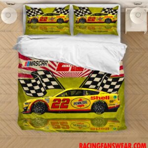 Nascar store - Loyal fans of Joey Logano's Bedding Duvet Cover + 1/2 Pillow Cases,Blanket Microfiber Fleece,Blanket Premium Sherpa:vintage nascar racing suit,uniform,apparel,shirts,merch,hoodie,jackets,shorts,sweatshirt,outfits,clothes