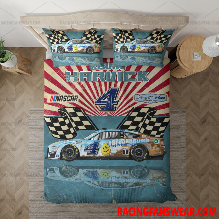 Nascar store - Loyal fans of Kevin Harvick's Bedding Duvet Cover + 1/2 Pillow Cases,Blanket Microfiber Fleece,Blanket Premium Sherpa:vintage nascar racing suit,uniform,apparel,shirts,merch,hoodie,jackets,shorts,sweatshirt,outfits,clothes