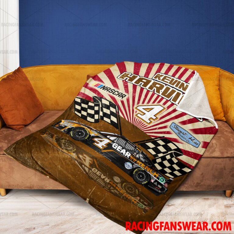 Nascar store - Loyal fans of Kevin Harvick's Bedding Duvet Cover + 1/2 Pillow Cases,Blanket Microfiber Fleece,Blanket Premium Sherpa:vintage nascar racing suit,uniform,apparel,shirts,merch,hoodie,jackets,shorts,sweatshirt,outfits,clothes