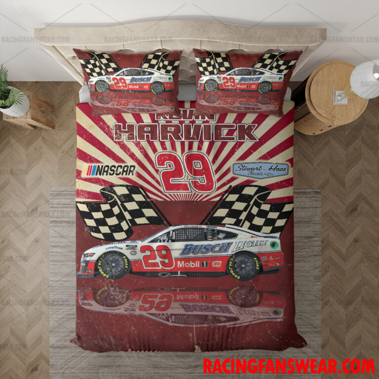 Nascar store - Loyal fans of Kevin Harvick's Bedding Duvet Cover + 1/2 Pillow Cases,Blanket Microfiber Fleece,Blanket Premium Sherpa:vintage nascar racing suit,uniform,apparel,shirts,merch,hoodie,jackets,shorts,sweatshirt,outfits,clothes