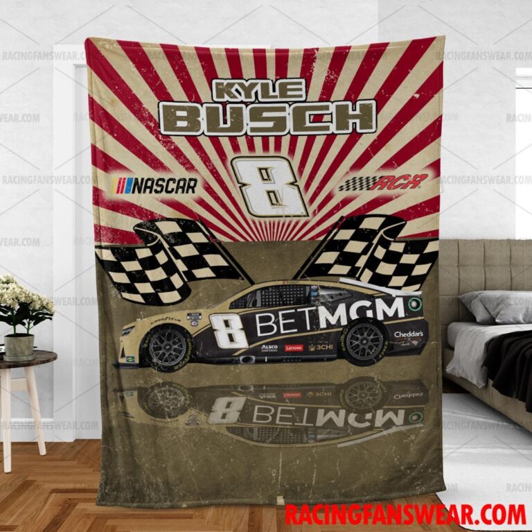 Nascar store - Loyal fans of Kyle Busch's Bedding Duvet Cover + 1/2 Pillow Cases,Blanket Microfiber Fleece,Blanket Premium Sherpa:vintage nascar racing suit,uniform,apparel,shirts,merch,hoodie,jackets,shorts,sweatshirt,outfits,clothes