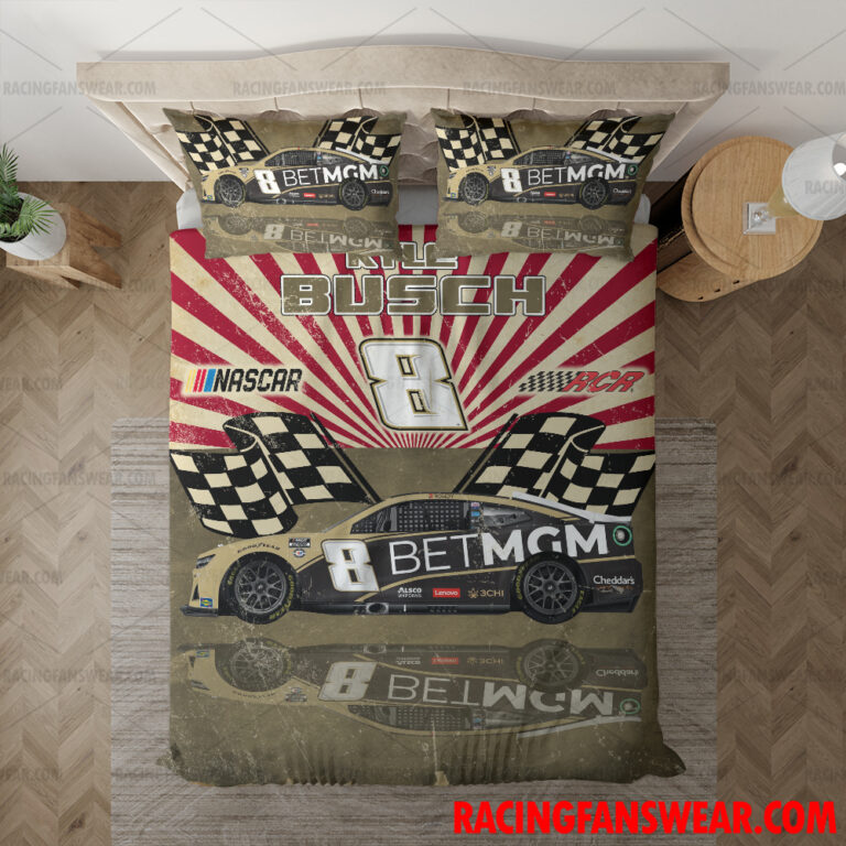 Nascar store - Loyal fans of Kyle Busch's Bedding Duvet Cover + 1/2 Pillow Cases,Blanket Microfiber Fleece,Blanket Premium Sherpa:vintage nascar racing suit,uniform,apparel,shirts,merch,hoodie,jackets,shorts,sweatshirt,outfits,clothes