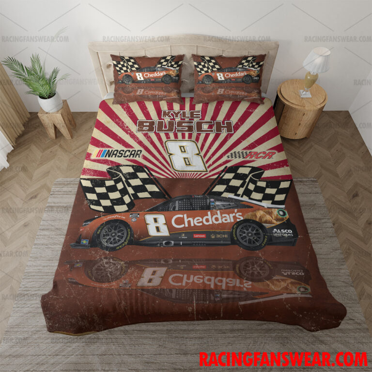 Nascar store - Loyal fans of Kyle Busch's Bedding Duvet Cover + 1/2 Pillow Cases,Blanket Microfiber Fleece,Blanket Premium Sherpa:vintage nascar racing suit,uniform,apparel,shirts,merch,hoodie,jackets,shorts,sweatshirt,outfits,clothes