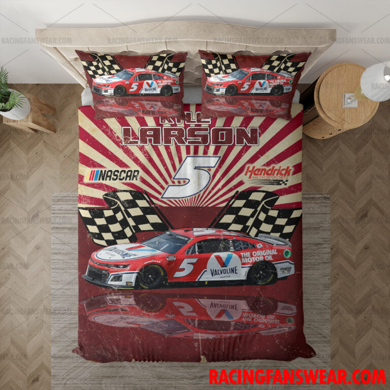 Nascar store - Loyal fans of Kyle Larson's Bedding Duvet Cover + 1/2 Pillow Cases,Blanket Microfiber Fleece,Blanket Premium Sherpa:vintage nascar racing suit,uniform,apparel,shirts,merch,hoodie,jackets,shorts,sweatshirt,outfits,clothes