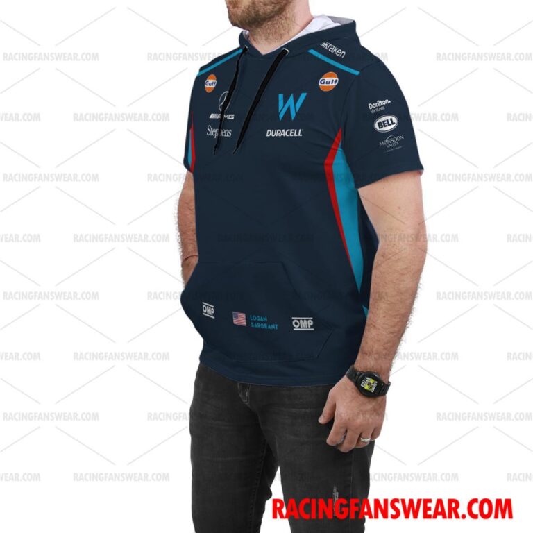 Formula One store - Loyal fans of Logan Sargeant's Bomber Jacket,Unisex Thick Coat,Unisex Sleeveless Hoodie,Unisex Hooded T-Shirt,Kid Sleeveless Hoodie,Kid Hooded T-Shirts,Kid Thick Coat:vintage formula one racing suit,uniform,apparel,shirts,merch,hoodie,jackets,shorts,sweatshirt,outfits,clothes