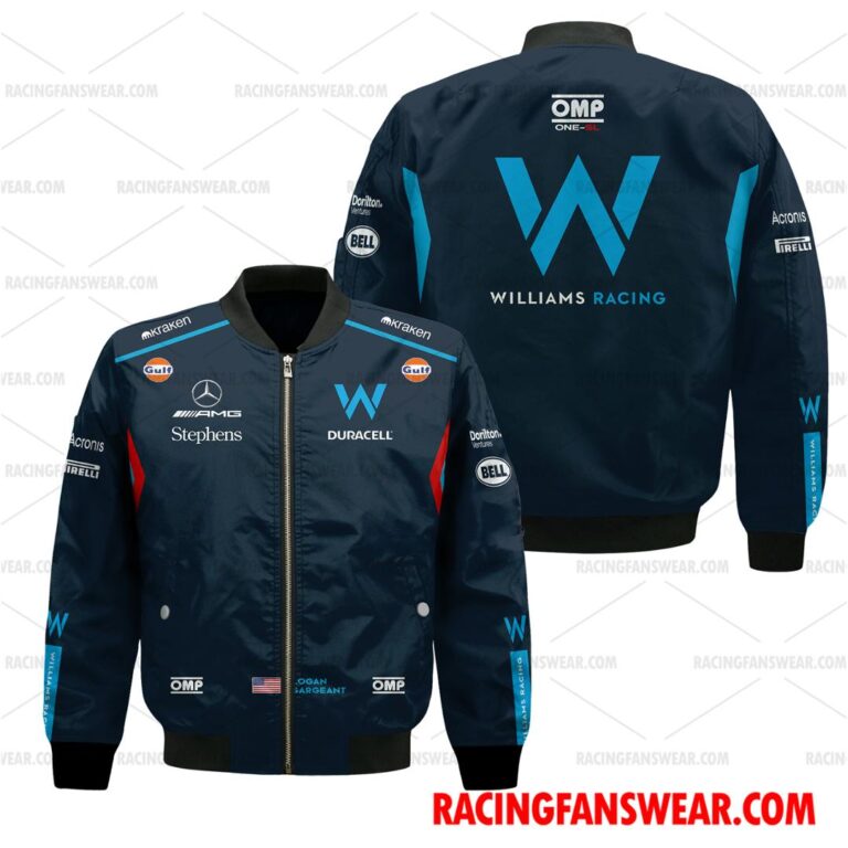 Formula One store - Loyal fans of Logan Sargeant's Bomber Jacket,Unisex Thick Coat,Unisex Sleeveless Hoodie,Unisex Hooded T-Shirt,Kid Sleeveless Hoodie,Kid Hooded T-Shirts,Kid Thick Coat:vintage formula one racing suit,uniform,apparel,shirts,merch,hoodie,jackets,shorts,sweatshirt,outfits,clothes