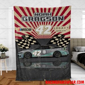 Noah Gragson Nascar Racing Home Blanket | Bedding Duvet Cover + 1|2 Pillow Cases 6 Nascar store - Loyal fans of Noah Gragson's Bedding Duvet Cover + 1/2 Pillow Cases,Blanket Microfiber Fleece,Blanket Premium Sherpa:vintage nascar racing suit,uniform,apparel,shirts,merch,hoodie,jackets,shorts,sweatshirt,outfits,clothes