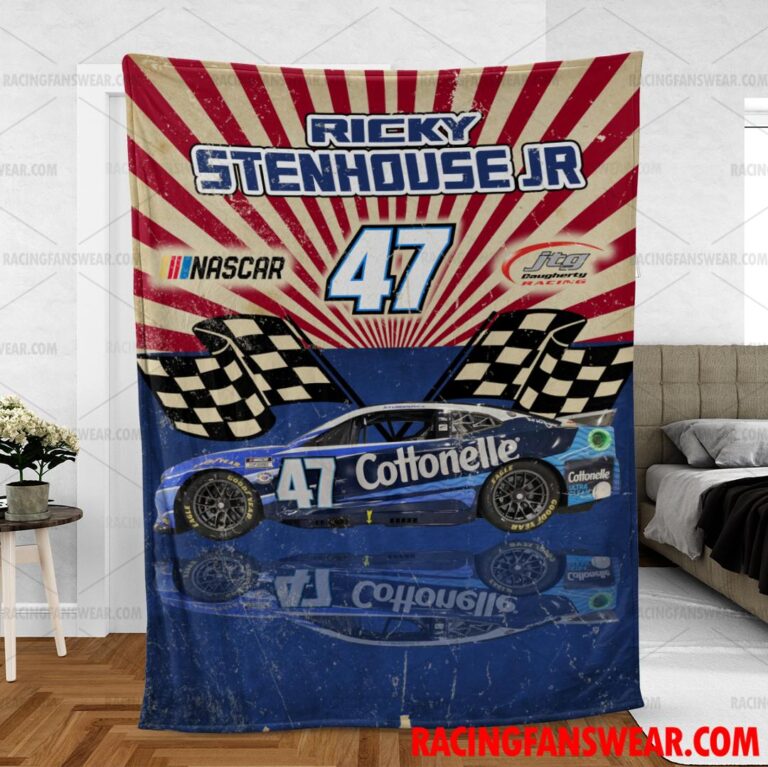 Nascar store - Loyal fans of Ricky Stenhouse Jr's Bedding Duvet Cover + 1/2 Pillow Cases,Blanket Microfiber Fleece,Blanket Premium Sherpa:vintage nascar racing suit,uniform,apparel,shirts,merch,hoodie,jackets,shorts,sweatshirt,outfits,clothes