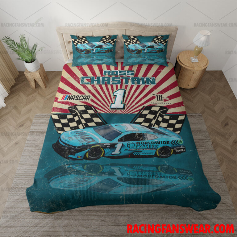 Nascar store - Loyal fans of Ross Chastain's Bedding Duvet Cover + 1/2 Pillow Cases,Blanket Microfiber Fleece,Blanket Premium Sherpa:vintage nascar racing suit,uniform,apparel,shirts,merch,hoodie,jackets,shorts,sweatshirt,outfits,clothes