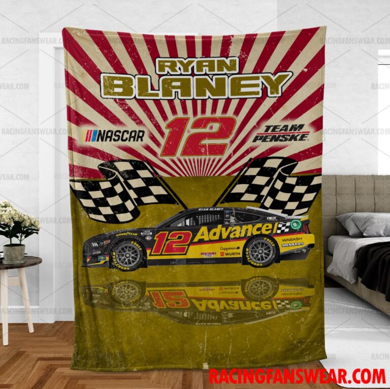 Nascar store - Loyal fans of Ryan Blaney's Bedding Duvet Cover + 1/2 Pillow Cases,Blanket Microfiber Fleece,Blanket Premium Sherpa:vintage nascar racing suit,uniform,apparel,shirts,merch,hoodie,jackets,shorts,sweatshirt,outfits,clothes