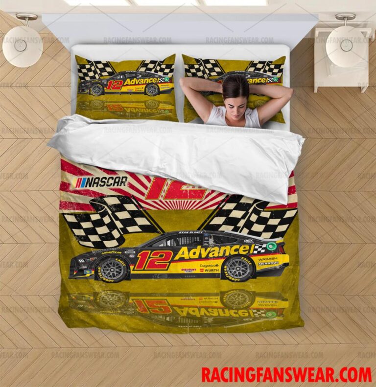 Nascar store - Loyal fans of Ryan Blaney's Bedding Duvet Cover + 1/2 Pillow Cases,Blanket Microfiber Fleece,Blanket Premium Sherpa:vintage nascar racing suit,uniform,apparel,shirts,merch,hoodie,jackets,shorts,sweatshirt,outfits,clothes