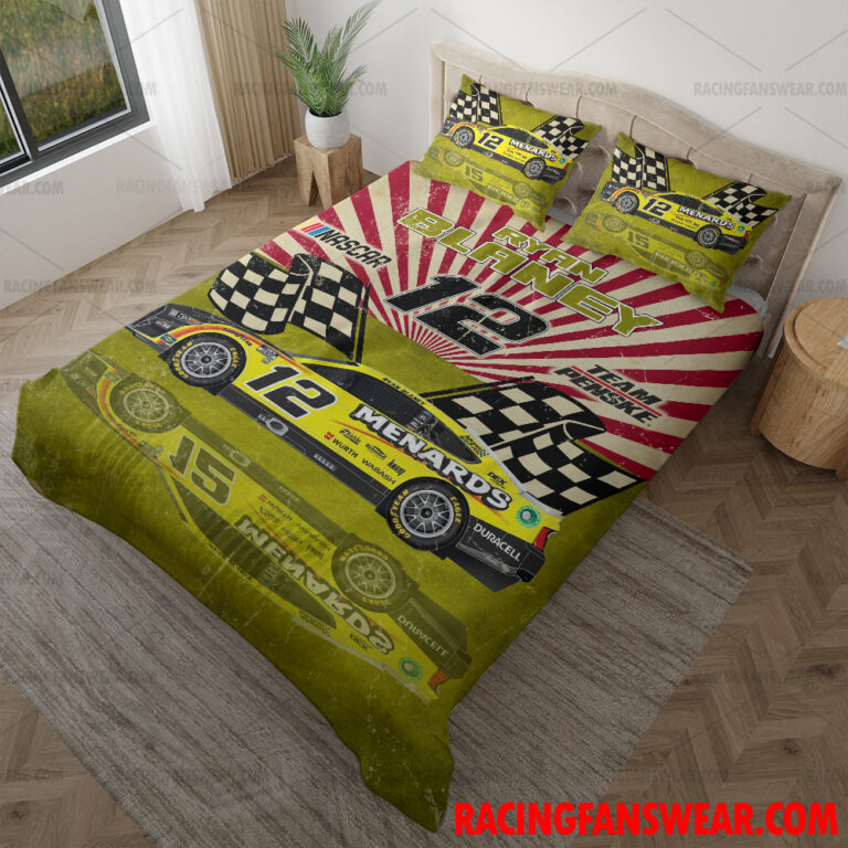 Nascar store - Loyal fans of Ryan Blaney's Bedding Duvet Cover + 1/2 Pillow Cases,Blanket Microfiber Fleece,Blanket Premium Sherpa:vintage nascar racing suit,uniform,apparel,shirts,merch,hoodie,jackets,shorts,sweatshirt,outfits,clothes