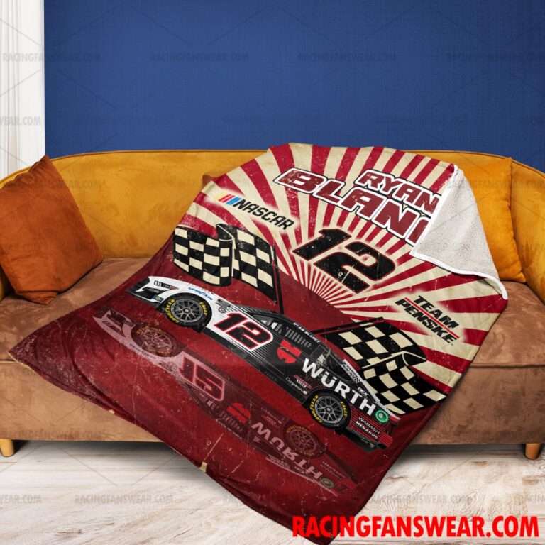 Nascar store - Loyal fans of Ryan Blaney's Bedding Duvet Cover + 1/2 Pillow Cases,Blanket Microfiber Fleece,Blanket Premium Sherpa:vintage nascar racing suit,uniform,apparel,shirts,merch,hoodie,jackets,shorts,sweatshirt,outfits,clothes