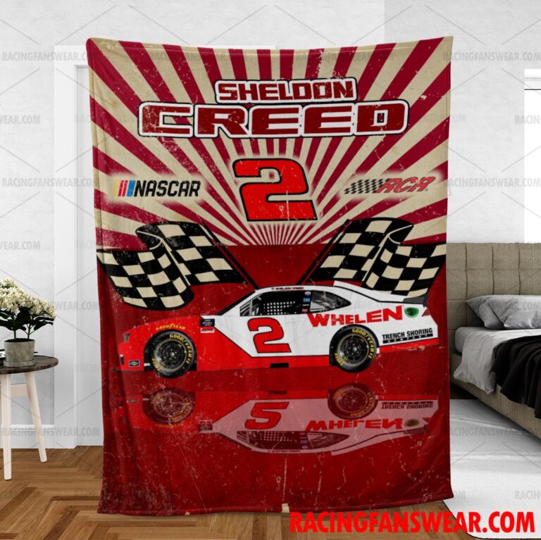 Nascar store - Loyal fans of Sheldon Creed's Bedding Duvet Cover + 1/2 Pillow Cases,Blanket Microfiber Fleece,Blanket Premium Sherpa:vintage nascar racing suit,uniform,apparel,shirts,merch,hoodie,jackets,shorts,sweatshirt,outfits,clothes