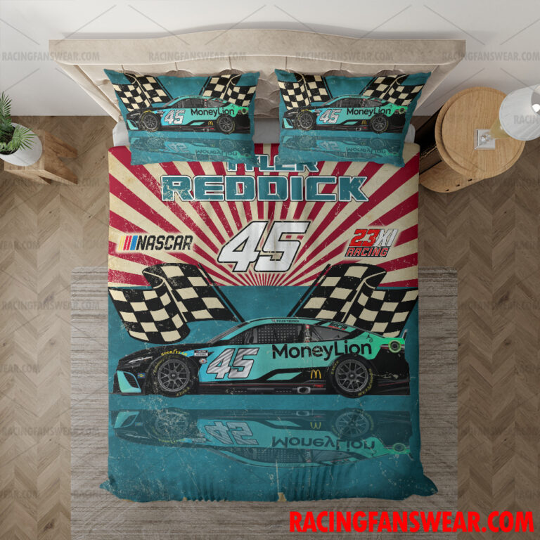 Nascar store - Loyal fans of Tyler Reddick's Bedding Duvet Cover + 1/2 Pillow Cases,Blanket Microfiber Fleece,Blanket Premium Sherpa:vintage nascar racing suit,uniform,apparel,shirts,merch,hoodie,jackets,shorts,sweatshirt,outfits,clothes