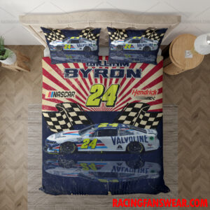 Nascar store - Loyal fans of William Byron's Bedding Duvet Cover + 1/2 Pillow Cases,Blanket Microfiber Fleece,Blanket Premium Sherpa:vintage nascar racing suit,uniform,apparel,shirts,merch,hoodie,jackets,shorts,sweatshirt,outfits,clothes