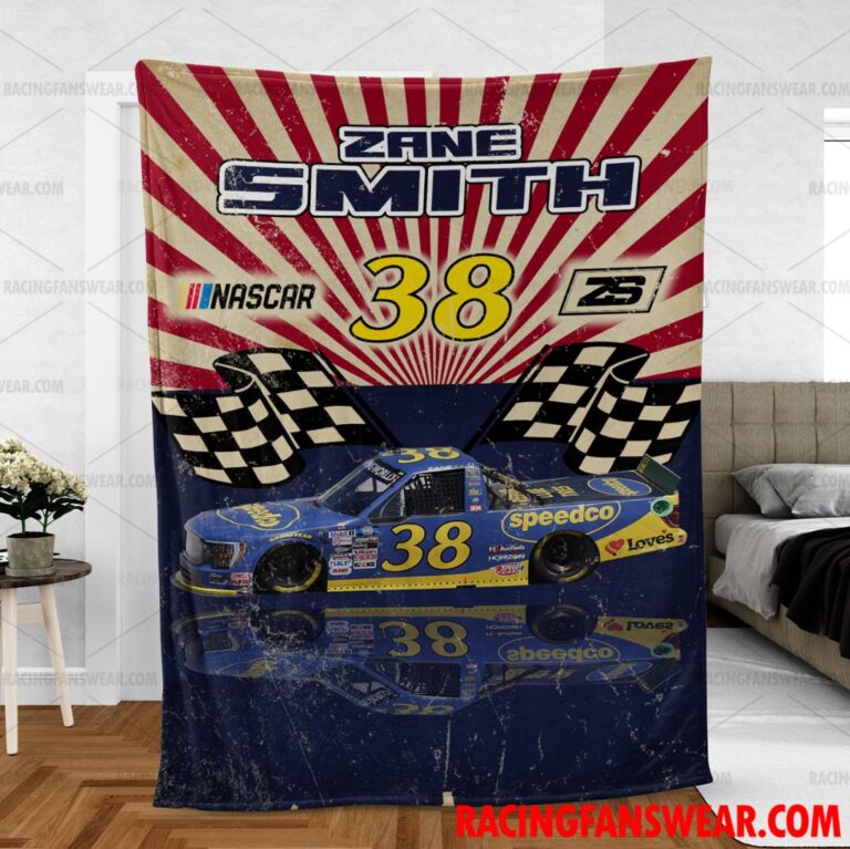 Nascar store - Loyal fans of Zane Smith's Bedding Duvet Cover + 1/2 Pillow Cases,Blanket Microfiber Fleece,Blanket Premium Sherpa:vintage nascar racing suit,uniform,apparel,shirts,merch,hoodie,jackets,shorts,sweatshirt,outfits,clothes