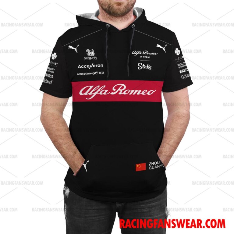 Formula One store - Loyal fans of Zhou Guanyu's Bomber Jacket,Unisex Thick Coat,Unisex Sleeveless Hoodie,Unisex Hooded T-Shirt,Kid Sleeveless Hoodie,Kid Hooded T-Shirts,Kid Thick Coat:vintage formula one racing suit,uniform,apparel,shirts,merch,hoodie,jackets,shorts,sweatshirt,outfits,clothes