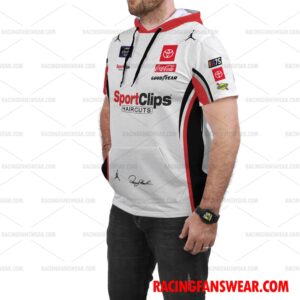 Nascar store - Loyal fans of Denny Hamlin's Bomber Jacket,Unisex Thick Coat,Unisex Sleeveless Hoodie,Unisex Hooded T-Shirt,Kid Sleeveless Hoodie,Kid Hooded T-Shirts,Kid Thick Coat:vintage nascar racing suit,uniform,apparel,shirts,merch,hoodie,jackets,shorts,sweatshirt,outfits,clothes