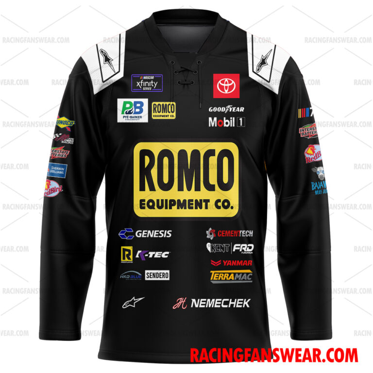 Nascar store - Loyal fans of John Hunter Nemechek's Unisex Baseball Jerseys,Kid Baseball Jerseys,Youth Baseball Jerseys,Men's Hockey Jerseys,WoMen's Hockey Jerseys,Youth's Hockey Jerseys:vintage nascar racing suit,uniform,apparel,shirts,merch,hoodie,jackets,shorts,sweatshirt,outfits,clothes