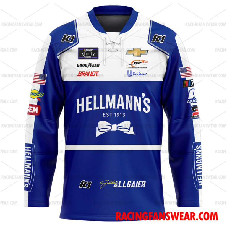 Nascar store - Loyal fans of Justin Allgaier's Unisex Baseball Jerseys,Kid Baseball Jerseys,Youth Baseball Jerseys,Men's Hockey Jerseys,WoMen's Hockey Jerseys,Youth's Hockey Jerseys:vintage nascar racing suit,uniform,apparel,shirts,merch,hoodie,jackets,shorts,sweatshirt,outfits,clothes