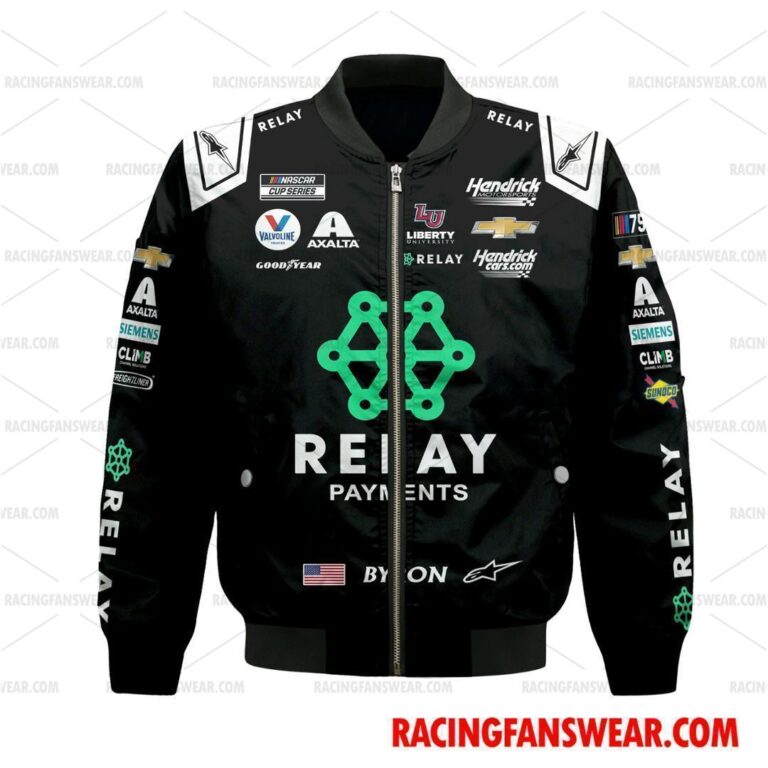 Nascar store - Loyal fans of William Byron's Bomber Jacket,Unisex Thick Coat,Unisex Sleeveless Hoodie,Unisex Hooded T-Shirt,Kid Sleeveless Hoodie,Kid Hooded T-Shirts,Kid Thick Coat:vintage nascar racing suit,uniform,apparel,shirts,merch,hoodie,jackets,shorts,sweatshirt,outfits,clothes