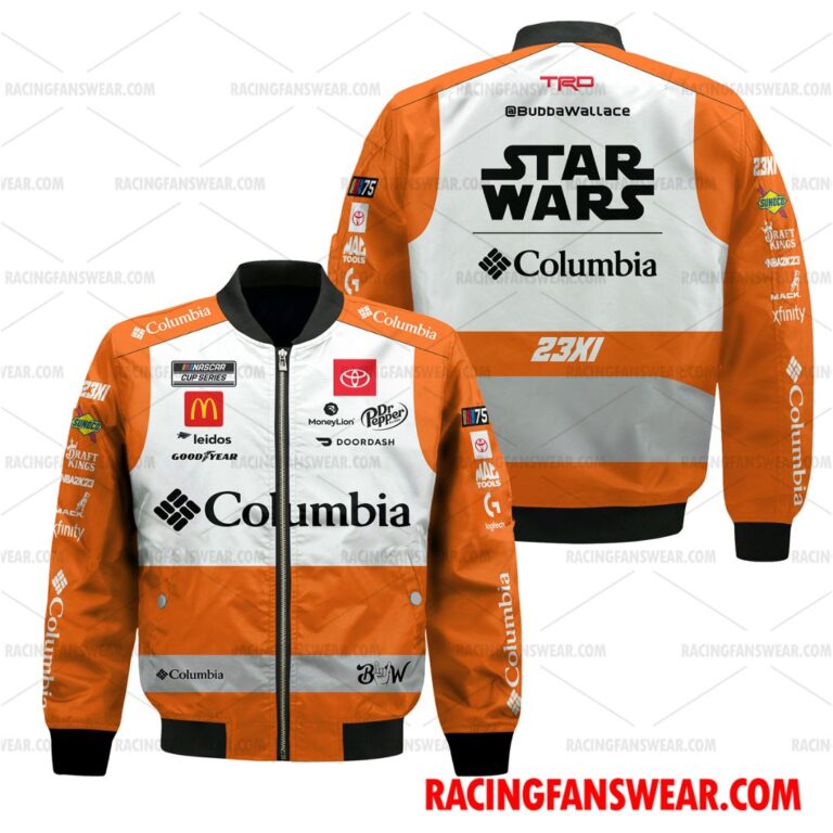 Nascar store - Loyal fans of Bubba Wallace's Bomber Jacket,Unisex Thick Coat,Unisex Sleeveless Hoodie,Unisex Hooded T-Shirt,Kid Sleeveless Hoodie,Kid Hooded T-Shirts,Kid Thick Coat:vintage nascar racing suit,uniform,apparel,shirts,merch,hoodie,jackets,shorts,sweatshirt,outfits,clothes