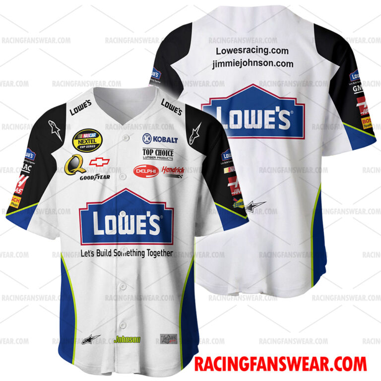 Jimmie Johnson Nascar Lowe's 2006 Racing Uniform Apparel Clothes ...