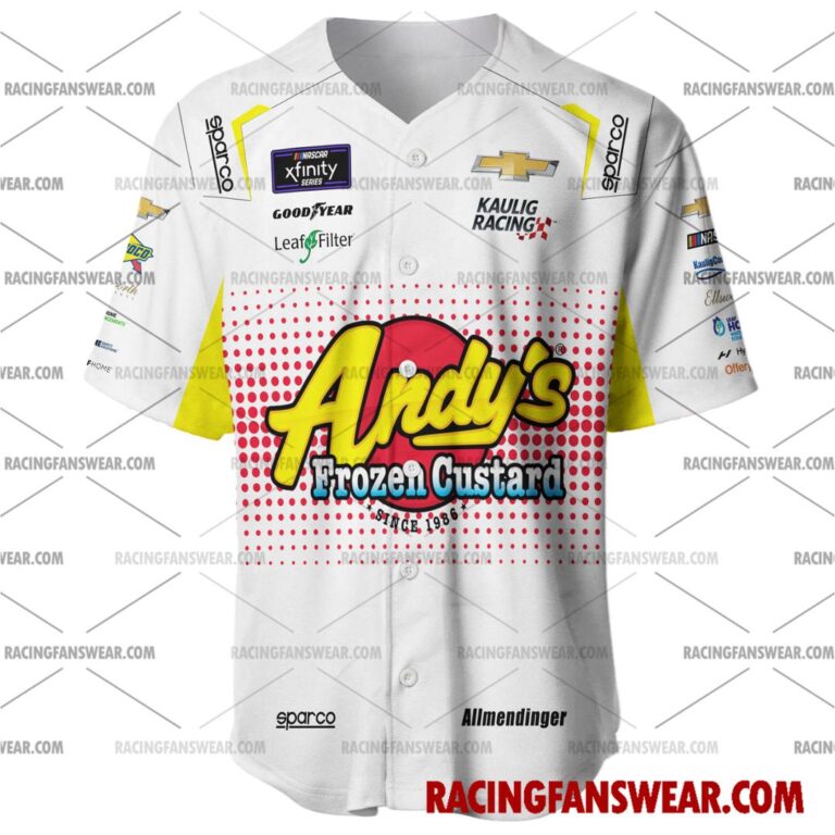 AJ Allmendinger Nascar Racing 2022 Andy's Frozen Custard Uniform ...